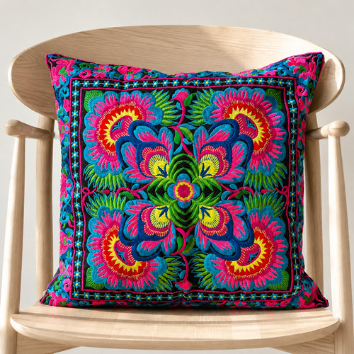 Hmong kissenbezug mandala - kissenbezug,