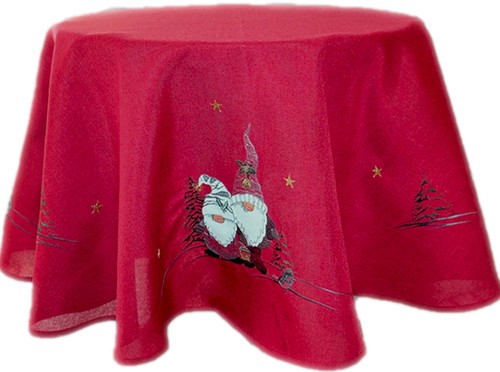 Tischdecke weihnachten rund - tischdecke,