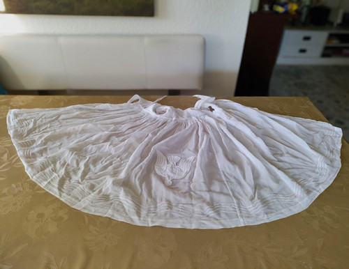 Taufkleid.Chiffon.ca.1800.Mit