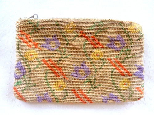 Gobelin tasche klein bestickt - klein,,