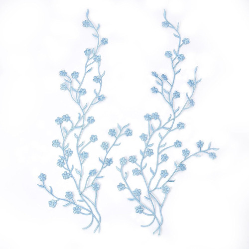 Blumen-Stickerei
