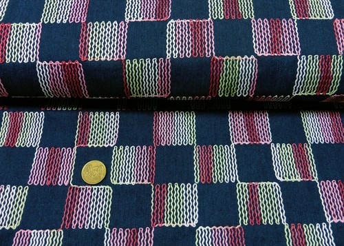 Jeans stickerei check denim - jeans,