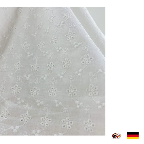 Stickerei stoff 100 baumwolle - stoff,